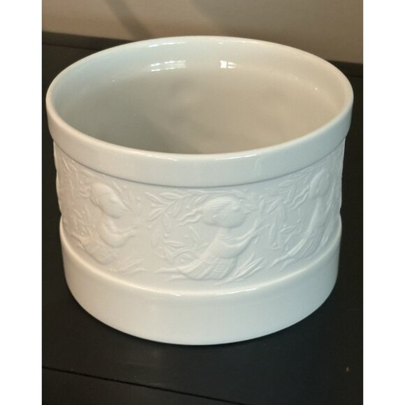 Rosenthal Studio Bjorn Wiinblad Vase Bowl Fairy Relief Porcelain Denmark 5x3 - Picture 1 of 9
